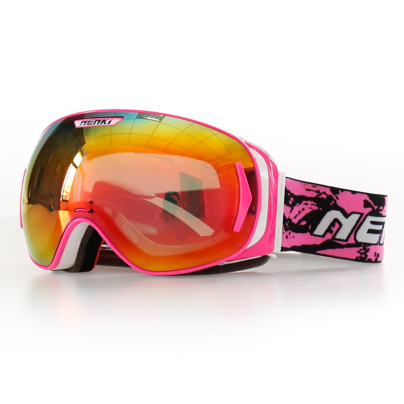 Nenki Ski Goggles Snow Goggles 100% 400 UV Protection Anti Fog Outdoor Sports Snowboard Glasses Revo NK1006 Nenki Ski Goggles image2