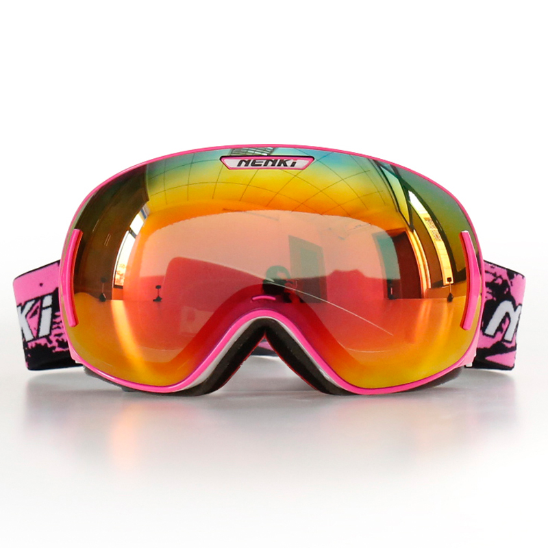 Nenki Ski Goggles Snow Goggles 100% 400 UV Protection Anti Fog Outdoor Sports Snowboard Glasses Revo NK1006 Nenki Ski Goggles image2